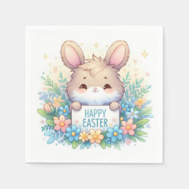 Niedlich Osterhase Osterfest Serviette