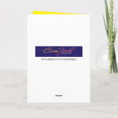 Niedlich Osterhase Osterhase Eggeruch für Kinder Karte (Rückseite)