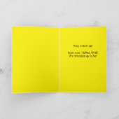 Niedlich Osterhase Osterhase Eggeruch für Kinder Karte (Innenseite)