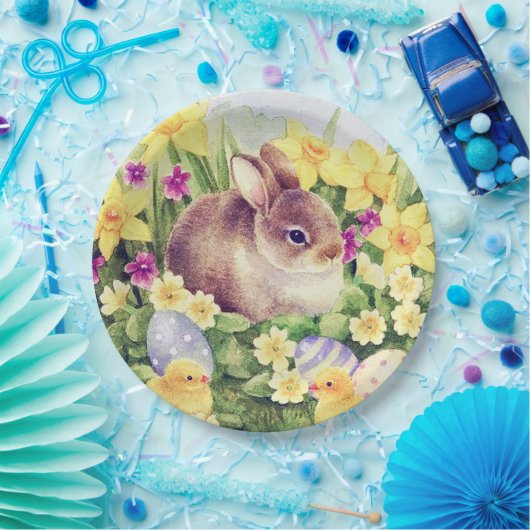 Niedlich Osterhase Pappteller (Party)