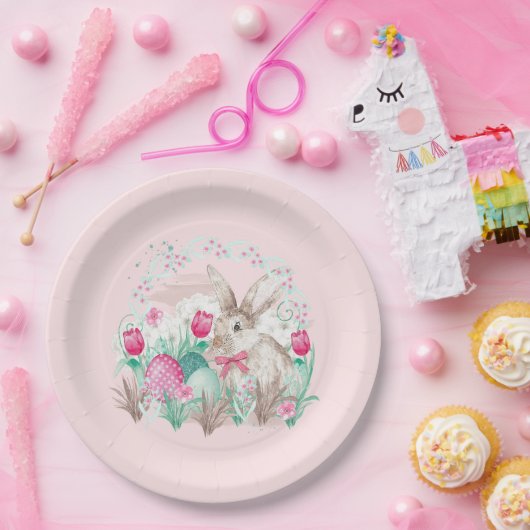 Niedlich Osterhase Pappteller (Party)