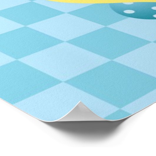 Niedlich Osterhase Poster (Ecke)