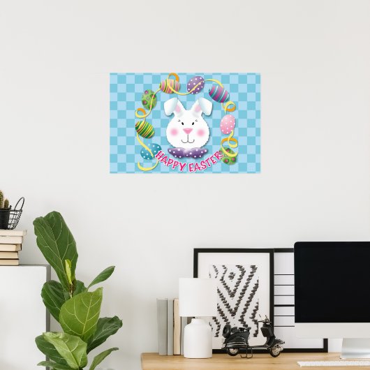 Niedlich Osterhase Poster (Heimbüro)