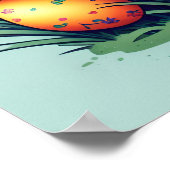 Niedlich Osterhase Poster (Ecke)