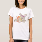 Niedlich Osterhase T-Shirt (Vorderseite)