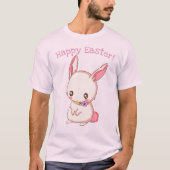 Niedlich Osterhase T-Shirt (Vorderseite)