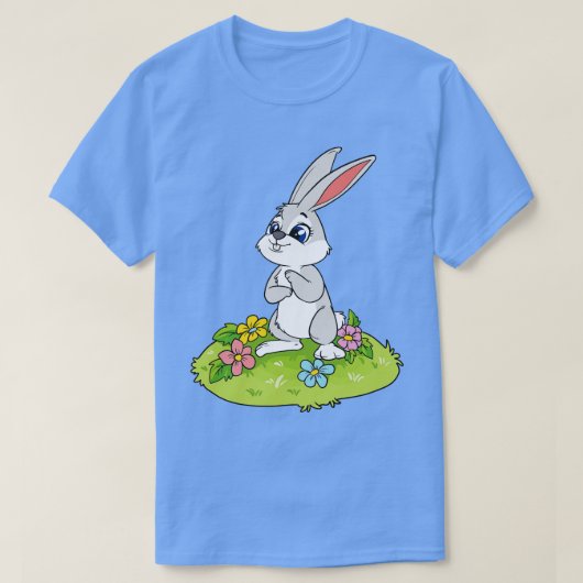 Niedlich Osterhase T-Shirt (Design vorne)
