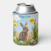 Niedlich Osterhase und Daffodin Dosenkühler (Kanne Rückseite)