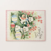 niedlich Osterhase Vintag Puzzle (Horizontal)