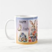 Niedlich Osterhase Wasserfarbe oder Foto Kaffeetasse (Links)