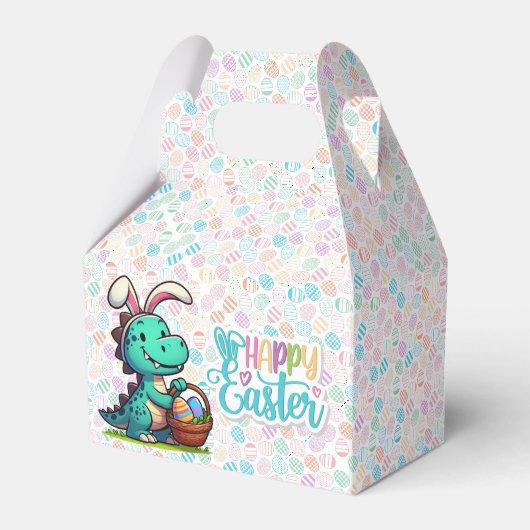 Niedlich, Osterhasen-Dinosaurier Geschenkschachtel (Vorderseite)