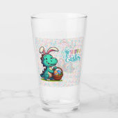 Niedlich, Osterhasen-Dinosaurier Glas (Rückseite)