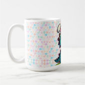 Niedlich, Osterhasen-Dinosaurier Kaffeetasse (Links)