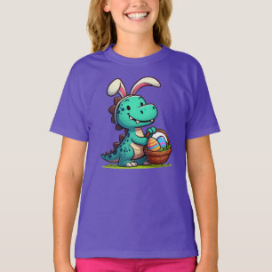 Niedlich, Osterhasen-Dinosaurier T-Shirt