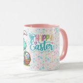 Niedlich, Osterhasen-Dinosaurier Tasse (VorderseiteRechts)
