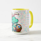 Niedlich, Osterhasen-Dinosaurier Tasse (VorderseiteRechts)