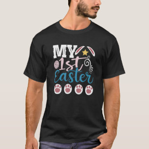 Niedlich Osterhasen Mädchen zu meiner ersten Oster T-Shirt