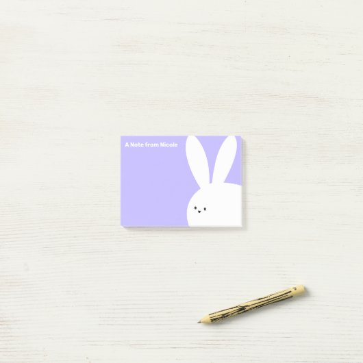 Niedlich Osterhasen Post-it Klebezettel (Auf Schreibtisch)