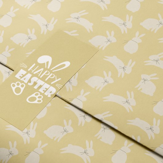 Niedlich Osterhüpfen Bunnies Minimalistisches Must Geschenkpapier