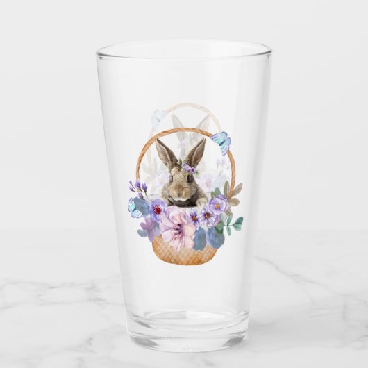 niedlich Osterhütte  Glas (Vorderseite)