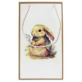 Niedlich-Osterkaninchen Kleine Geschenktüte (Rückseite)