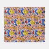 Niedlich-Osterkiche Fleece Blanket (Vorderseite (Horizontal))