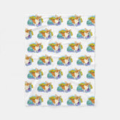 Niedlich-Osterkorgi Fleecedecke (Vorderseite)