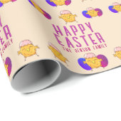 Niedlich Osterküken und Eier Frohe Osterferien Geschenkpapier (Rolleneckpunkt)