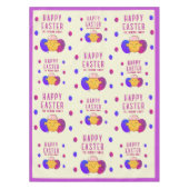 Niedlich Osterküken und Eier Frohe Osterferien Tischdecke (Vorderseite)