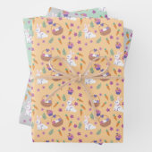 Niedlich Ostermuster Bunny Geschenkpapier Set (Beispiel)