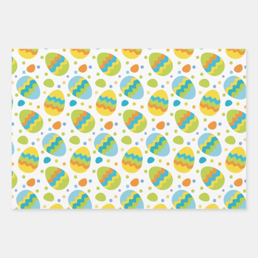 Niedlich Ostern Blume Geschenkpapier Set (Vorderseite)