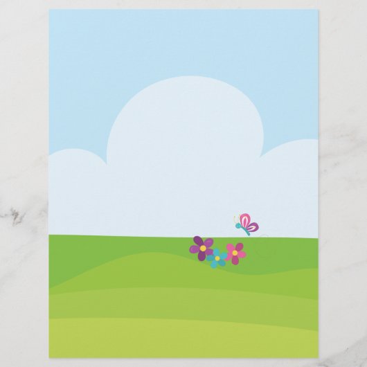 Niedlich Ostern Brunch Ei Hunt Party Flyer (Hinten)