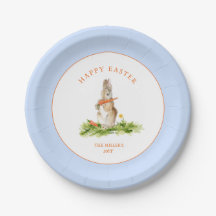 Niedlich Ostern Bunny Blue & White