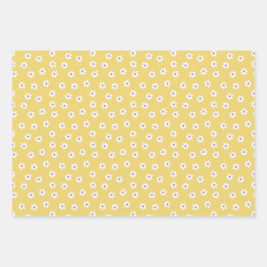 Niedlich Ostern Bunny Chickens Mixed Ostermuster Geschenkpapier Set (Vorderseite 3)