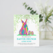 Niedlich Ostern Bunny Egg Hunt und Brunch Aquamari (Stehend Vorderseite)