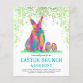Niedlich Ostern Bunny Egg Hunt und Brunch Aquamari (Vorderseite)