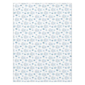 Niedlich Ostern Bunny Rabbit Blaues Teebeergei Tischdecke (Vorderseite)