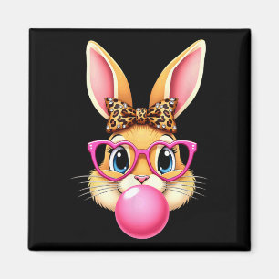 Niedlich Ostern Bunny Rabbit Bubble Gum Girl Women Magnet