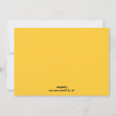 Niedlich Ostern Bunny Rabbit Fun Egg Jagd Party la Einladung (Rückseite)