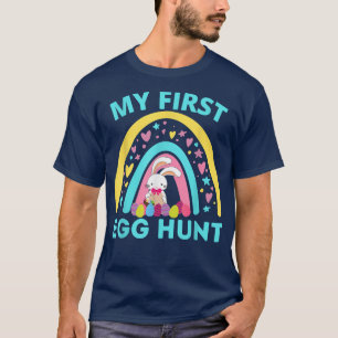 Niedlich Ostern Bunny Rainbow Girls Jungs mein ers T-Shirt