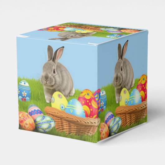 Niedlich Ostern-Bunnyum für eine positive Stimmung Geschenkschachtel (Vorderseite)