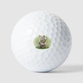 Niedlich Ostern-Bunnyum für eine positive Stimmung Golfball (Vorderseite)