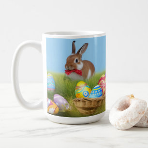 Niedlich Ostern-Bunnyum für eine positive Stimmung Kaffeetasse