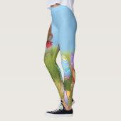 Niedlich Ostern-Bunnyum für eine positive Stimmung Leggings (Links)