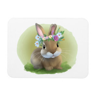 Niedlich Ostern-Bunnyum für eine positive Stimmung Magnet