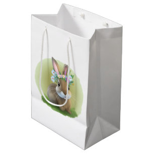 Niedlich Ostern-Bunnyum für eine positive Stimmung Mittlere Geschenktüte