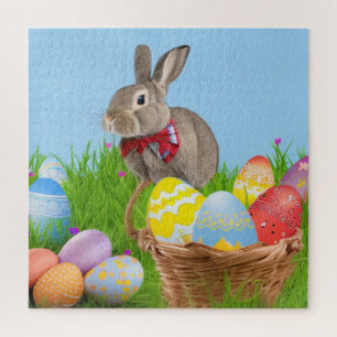 Niedlich Ostern-Bunnyum für eine positive Stimmung Puzzle