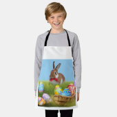 Niedlich Ostern-Bunnyum für eine positive Stimmung Schürze (Getragen)
