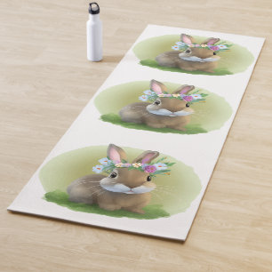 Niedlich Ostern-Bunnyum für eine positive Stimmung Yogamatte