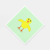 Niedlich Ostern Chick Luncheon Napkin Serviette (Ecke)